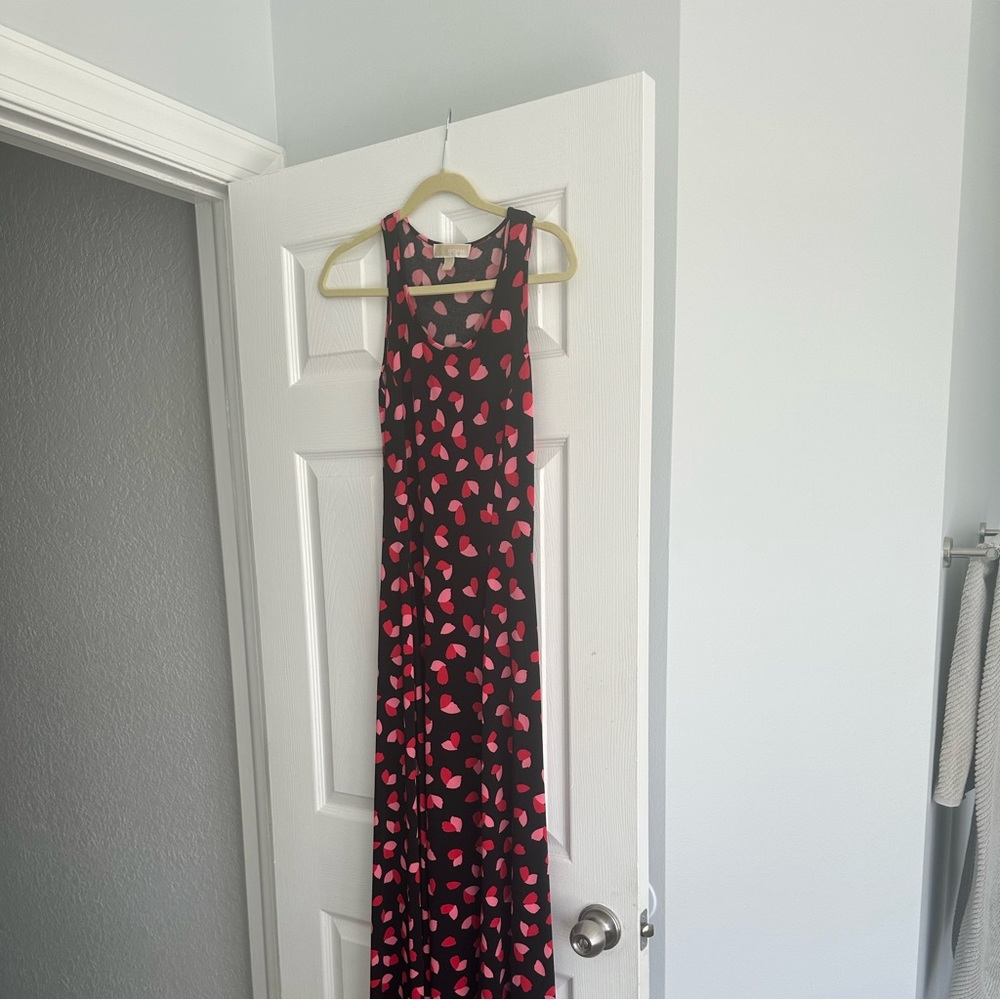 Michael Kors, maxi dress. Size small but runs big. Scoup neck, slit. Worn once